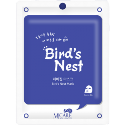 Mijin Care Mask, Листовая маска для лица Bird*s Nest, ласточкино гнездо (22 гр)