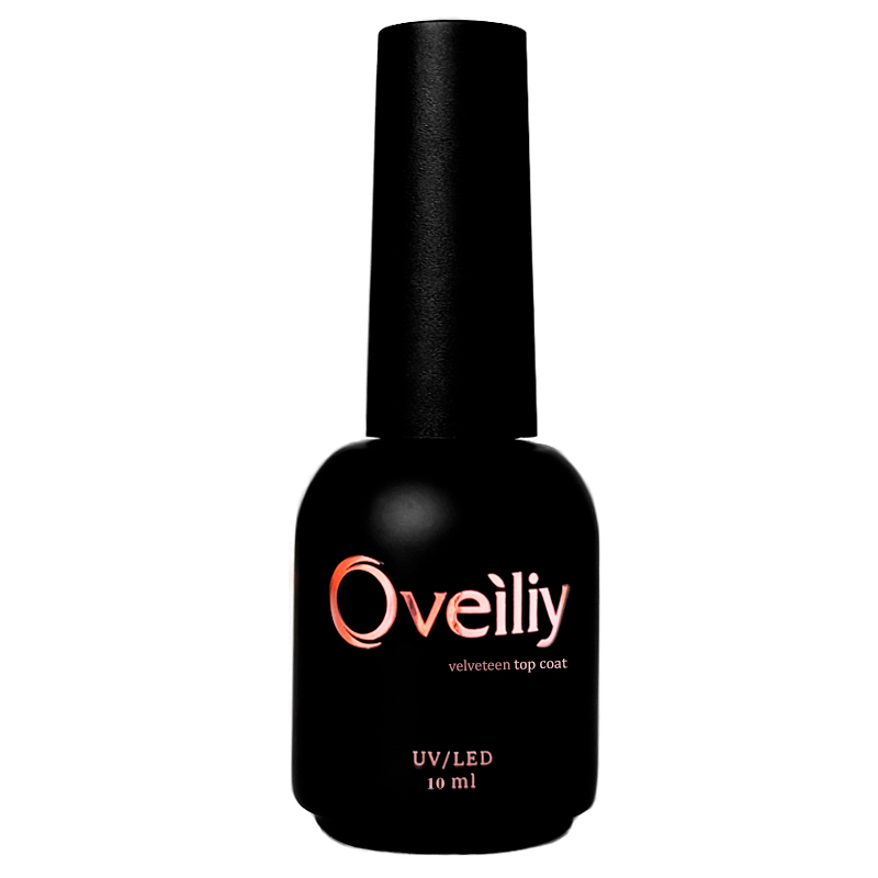Oveiliy, Матовое финишное покрытие Velveteen, 10 ml