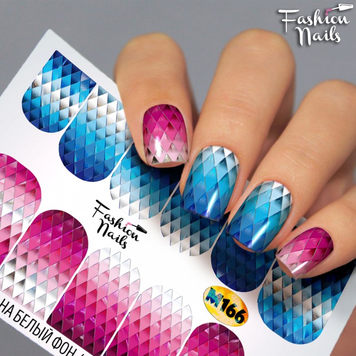 Fashion Nails, Слайдер-дизайн M166