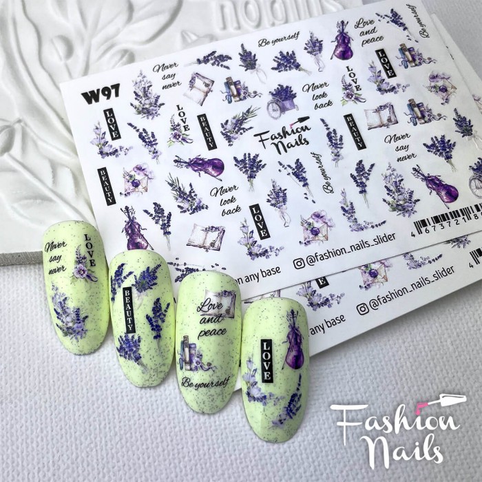 Fashion Nails, Слайдер-дизайн W97