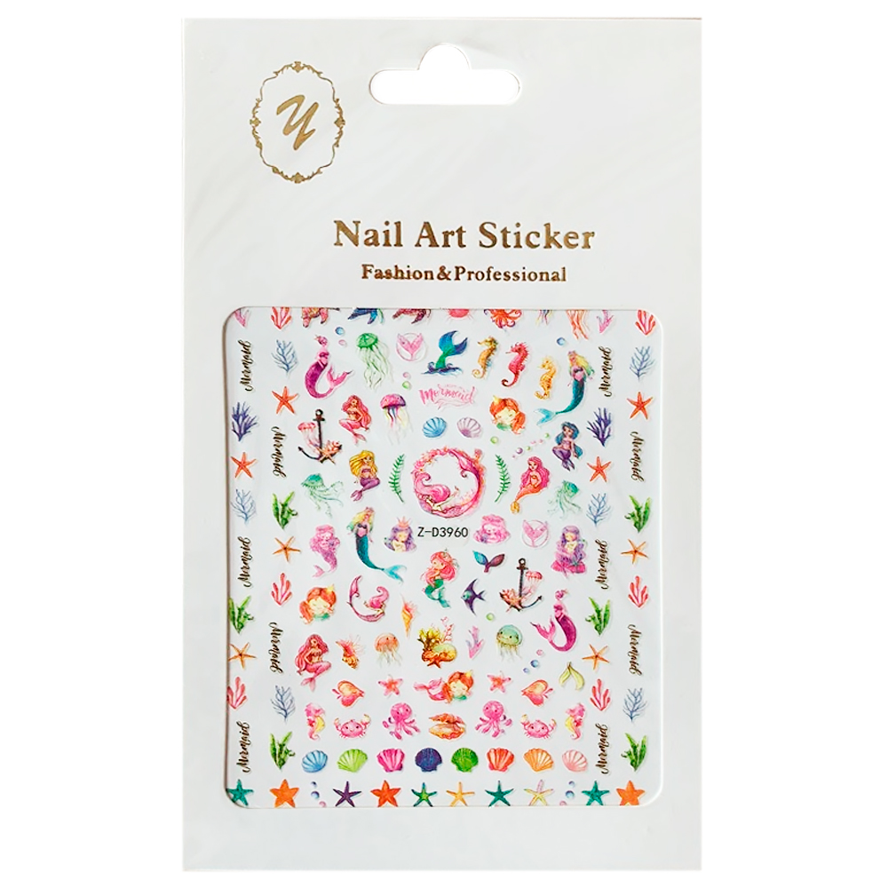 Nail Art Sticker, 2D стикер Z-D3960