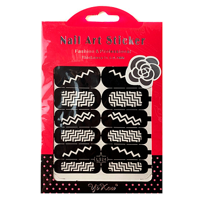 Nail Art Sticker, Трафареты для дизайна LS24