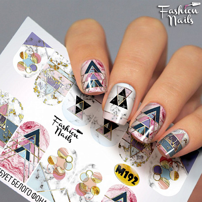 Fashion Nails, Слайдер-дизайн M192