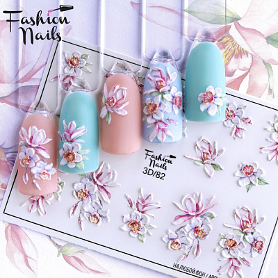 Fashion Nails, Слайдер-дизайн 3D/82