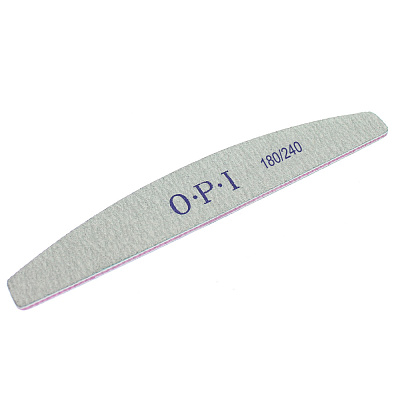 O.P.I, Пилка для искусственных ногтей (Лодка) 180/240 грит, серая