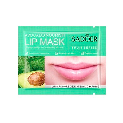 SADOER, Питательная маска для губ с экстрактом Авокадо Avocado Nourish Lip Mask, 8 гр