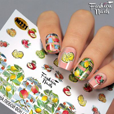 Fashion Nails, Слайдер-дизайн M231