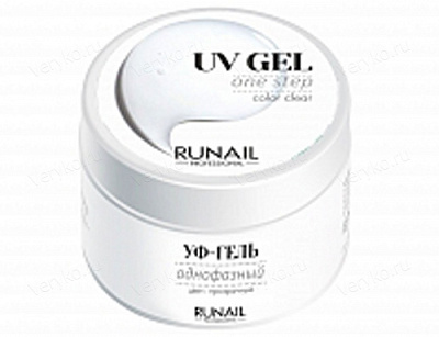 RuNail, Однофазный УФ-гель (цвет: Прозрачный), 30 г