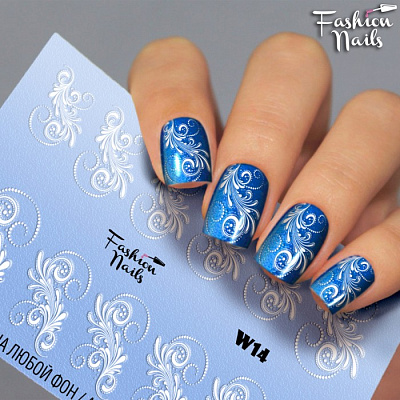 Fashion Nails, Слайдер-дизайн W14