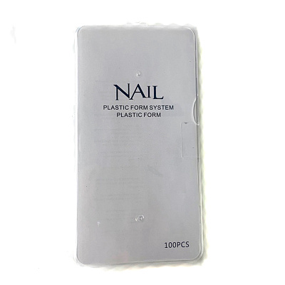 Nail Plastik Form System, Верхние формы для наращивания ногтей, 100 шт.