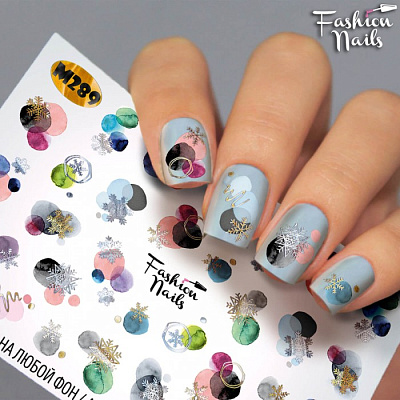 Fashion Nails, Слайдер-дизайн M289