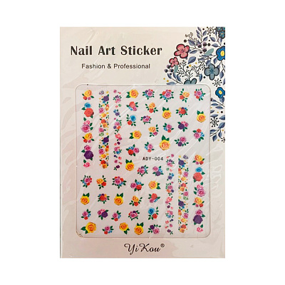 Nail Art Sticker, 2D стикер ADY-004