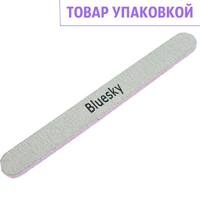 Упаковка Bluesky, пилка прямая для искусственных ногтей 80/240 грит (25 шт)