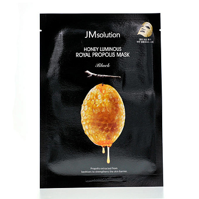 JM Solution, Антивозрастная маска с прополисом Honey Luminous Royal Propolis Mask, (30 гр)