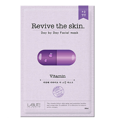 LABUTE, Маска тканевая Revive The Skin Vitamin Mask, 23 гр