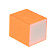 Мини-баф "Кубик" оранжевый 3*2.5 см, 150 грит
