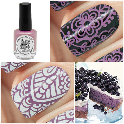 EL Corazon, Kaleidoscope лак для стемпинга №St-78 Mauve Mist, 15 мл