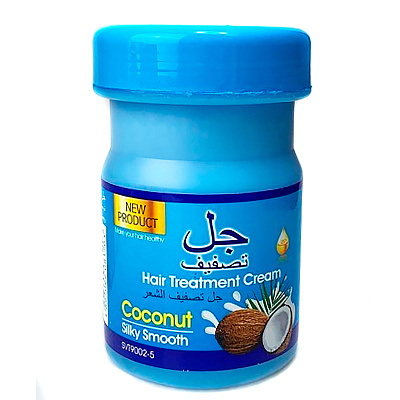 Habetong, Крем для ухода за волосами Hair Treatment Cream Coconut Silky Smooth, 550 гр