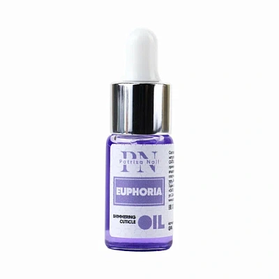 Patrisa Nail, Мерцающее масло для кутикулы Euphoria, 5 мл