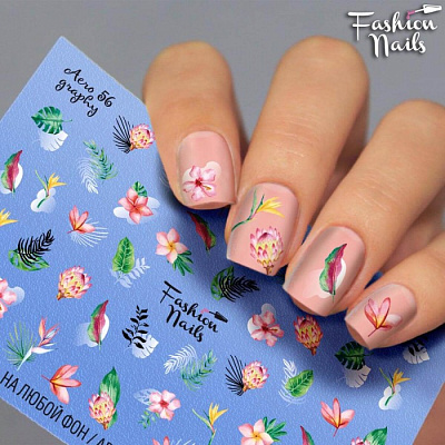 Fashion Nails, Слайдер-дизайн Aerography 56