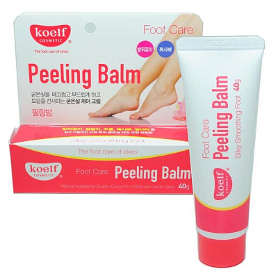 Petitfee, Крем-пилинг для ног от натоптышей и мозолей KOELF Foot Care Peeling Balm (40 гр)