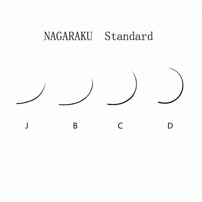 NAGARAKU, Ресницы для наращивания 0.07C 10mm