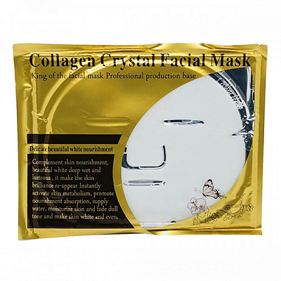 Маска для лица с коллагеном Collagen Crystal Facial Mask (белая), 80г