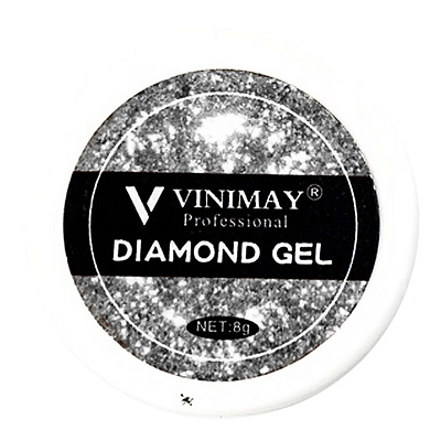 Vinimay, Diamond Gel Серебро, 8g