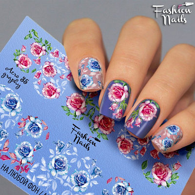 Fashion Nails, Слайдер-дизайн Aerography 35