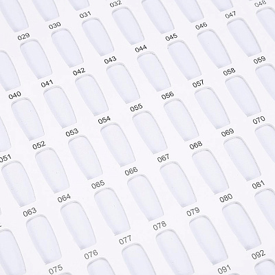 Палитра-книжка для образцов гель-лака на 216 цветов (белая)