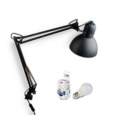 УЦЕНКА Лампа для идеальных бликов, Desk Lamp MT-811, цвет: ЧЕРНЫЙ (крепление струбцина и подставка)