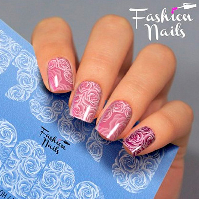 Fashion Nails, Слайдер-дизайн Aerography 22