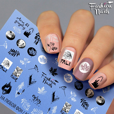 Fashion Nails, Слайдер-дизайн Aerography 51