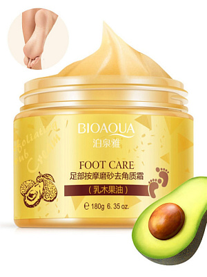 BIOAQUA, Отшелушивающий пилинг-гель для ног Foot Care Peeling, 180 гр