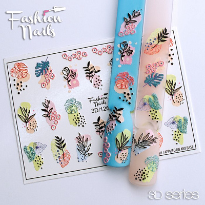 Fashion Nails, Слайдер-дизайн 3D/126