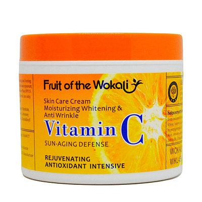 WOKALI, Крем для лица увлажняющий Vitamin C Skin Care Cream, 115 гр