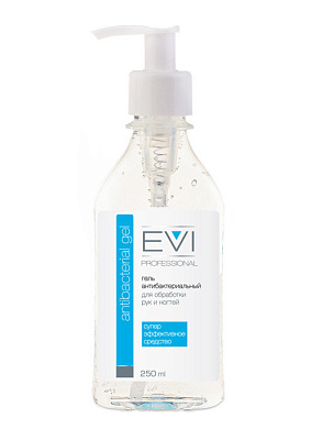 EVI professional, Гель антибактериальный для обработки рук с дозатором, 250 мл