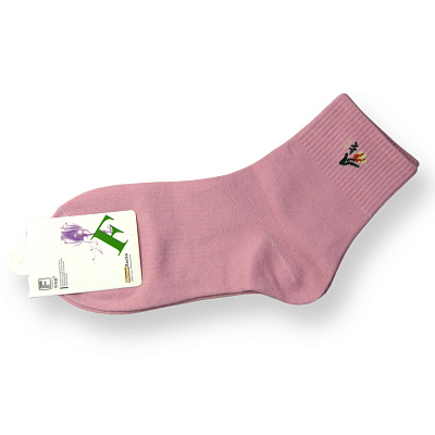 FANGFEILU, носки женские, цвет: розовый, размер 36-38