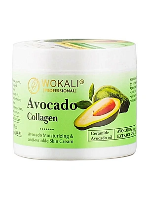 WOKALI, Крем для ухода за телом и лицом Avocado Collagen Firming Cream, 115 гр
