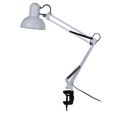 Лампа для идеальных бликов, Desk Lamp MT-811, цвет: БЕЛЫЙ (крепление струбцина и подставка)