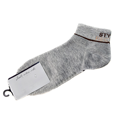 Junbo, носки мужские, цвет: Светло-серый, размер 40-44