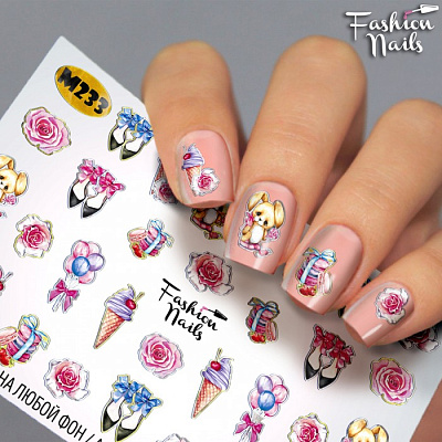 Fashion Nails, Слайдер-дизайн M233