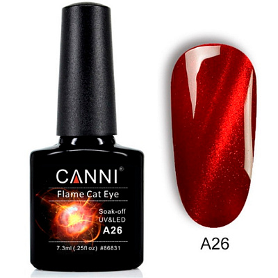 Canni, гель-лак Flame Cat Eye № A26