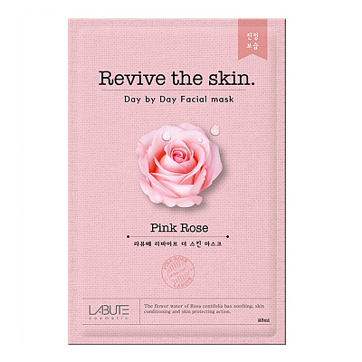 LABUTE, Маска тканевая Revive The Skin Rose Mask (роза), 23 гр