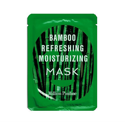 Million Pauline, Увлажняющая маска для лица с гиалуроновой кислотой и экстрактом Бамбука Bamboo Refreshing Moisturizing Mask (30ml)