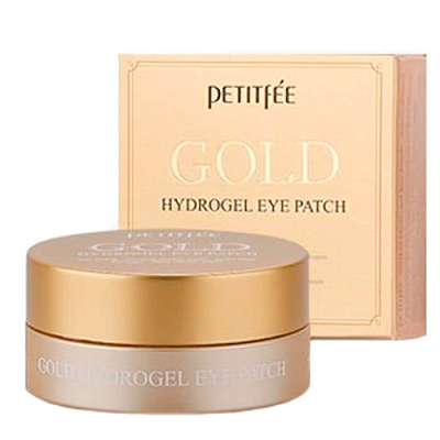Petitfee, Гидрогелевые патчи с золотом Gold Hydrogel Eye Patch, (60)