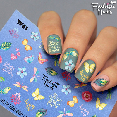 Fashion Nails, Слайдер-дизайн W61