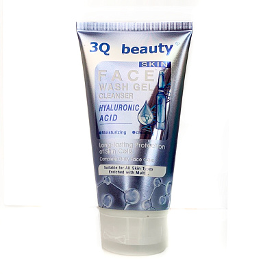 3Q BEAUTY, Гель для умывания Face Wash Gel Hyaluronic Acid Essence, 150 мл