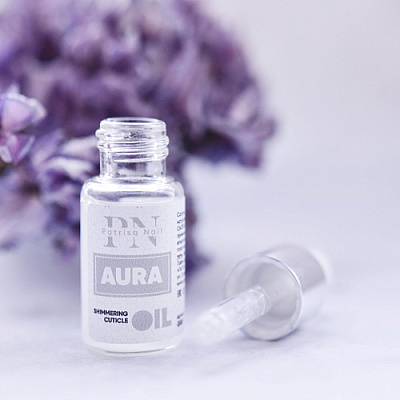 Patrisa Nail, Мерцающее масло для кутикулы Aura, 5 мл