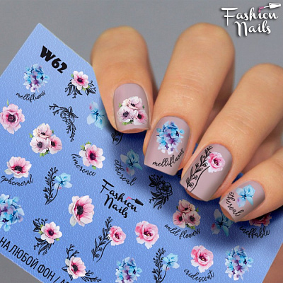 Fashion Nails, Слайдер-дизайн W62